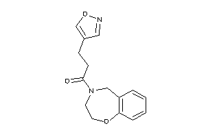 1-(3,5-dihydro-2H-1,4-benzoxazepin-4-yl)-3-isoxazol-4-yl-propan-1-one