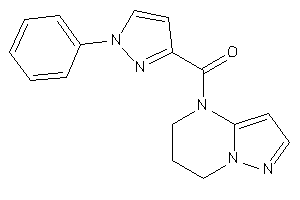 6,7-dihydro-5H-pyrazolo[1,5-a]pyrimidin-4-yl-(1-phenylpyrazol-3-yl)methanone