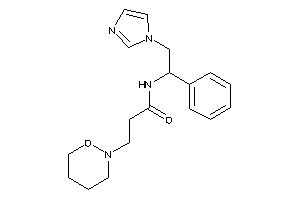 N-(2-imidazol-1-yl-1-phenyl-ethyl)-3-(oxazinan-2-yl)propionamide