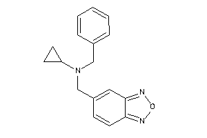 Benzofurazan-5-ylmethyl-benzyl-cyclopropyl-amine