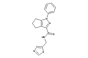 1-phenyl-N-(thiazol-5-ylmethyl)-5,6-dihydro-4H-cyclopenta[c]pyrazole-3-carboxamide