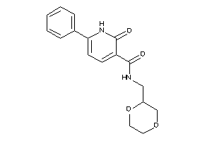 N-(1,4-dioxan-2-ylmethyl)-2-keto-6-phenyl-1H-pyridine-3-carboxamide