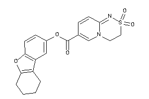 2,2-diketo-3,4-dihydropyrido[2,1-c][1,2,4]thiadiazine-7-carboxylic Acid 6,7,8,9-tetrahydrodibenzofuran-2-yl Ester