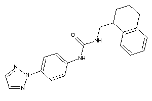 1-(tetralin-1-ylmethyl)-3-[4-(triazol-2-yl)phenyl]urea