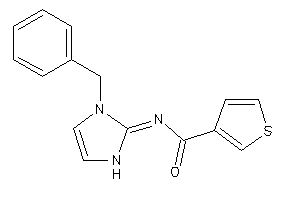 N-(1-benzyl-4-imidazolin-2-ylidene)thiophene-3-carboxamide