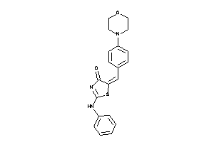 2-anilino-5-(4-morpholinobenzylidene)-2-thiazolin-4-one