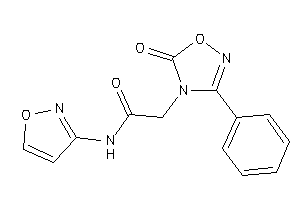 N-isoxazol-3-yl-2-(5-keto-3-phenyl-1,2,4-oxadiazol-4-yl)acetamide