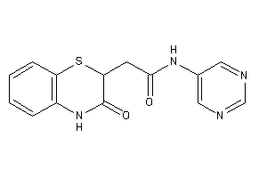 2-(3-keto-4H-1,4-benzothiazin-2-yl)-N-(5-pyrimidyl)acetamide