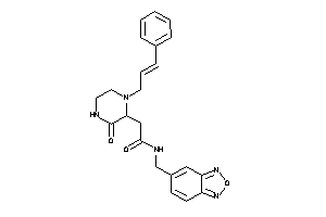 N-(benzofurazan-5-ylmethyl)-2-(1-cinnamyl-3-keto-piperazin-2-yl)acetamide