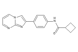 N-(4-imidazo[1,2-a]pyrimidin-2-ylphenyl)cyclobutanecarboxamide