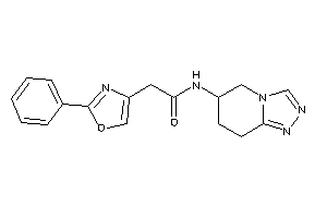 2-(2-phenyloxazol-4-yl)-N-(5,6,7,8-tetrahydro-[1,2,4]triazolo[4,3-a]pyridin-6-yl)acetamide