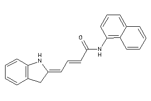 4-indolin-2-ylidene-N-(1-naphthyl)but-2-enamide