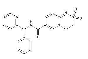 2,2-diketo-N-[phenyl(2-pyridyl)methyl]-3,4-dihydropyrido[2,1-c][1,2,4]thiadiazine-7-carboxamide