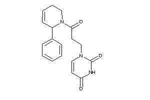 1-[3-keto-3-(6-phenyl-3,6-dihydro-2H-pyridin-1-yl)propyl]pyrimidine-2,4-quinone