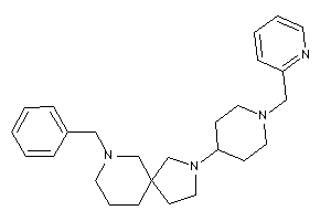 7-benzyl-2-[1-(2-pyridylmethyl)-4-piperidyl]-2,7-diazaspiro[4.5]decane
