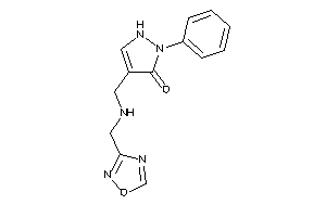 Image of 4-[(1,2,4-oxadiazol-3-ylmethylamino)methyl]-2-phenyl-3-pyrazolin-3-one