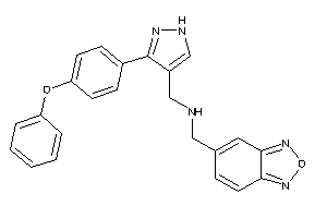 Benzofurazan-5-ylmethyl-[[3-(4-phenoxyphenyl)-1H-pyrazol-4-yl]methyl]amine