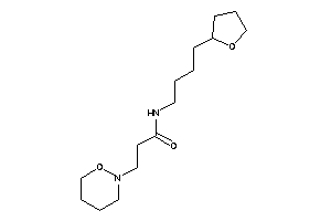 Image of 3-(oxazinan-2-yl)-N-[4-(tetrahydrofuryl)butyl]propionamide