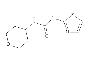 1-tetrahydropyran-4-yl-3-(1,2,4-thiadiazol-5-yl)urea