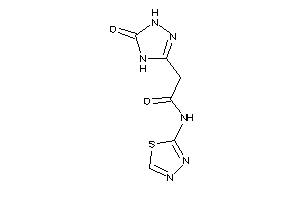 2-(5-keto-1,4-dihydro-1,2,4-triazol-3-yl)-N-(1,3,4-thiadiazol-2-yl)acetamide