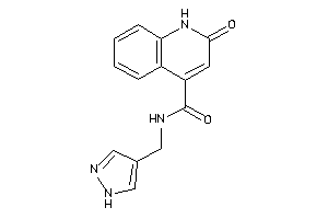 2-keto-N-(1H-pyrazol-4-ylmethyl)-1H-quinoline-4-carboxamide