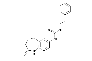 1-(2-keto-1,3,4,5-tetrahydro-1-benzazepin-7-yl)-3-phenethyl-urea