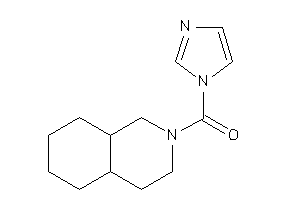 3,4,4a,5,6,7,8,8a-octahydro-1H-isoquinolin-2-yl(imidazol-1-yl)methanone