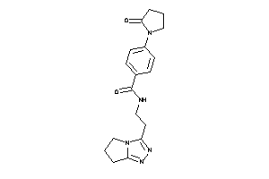 N-[2-(6,7-dihydro-5H-pyrrolo[2,1-c][1,2,4]triazol-3-yl)ethyl]-4-(2-ketopyrrolidino)benzamide