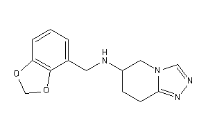 1,3-benzodioxol-4-ylmethyl(5,6,7,8-tetrahydro-[1,2,4]triazolo[4,3-a]pyridin-6-yl)amine