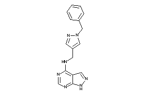 (1-benzylpyrazol-4-yl)methyl-(1H-pyrazolo[3,4-d]pyrimidin-4-yl)amine