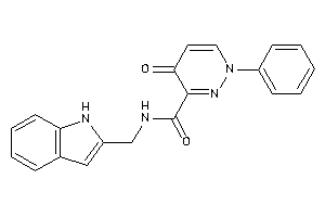 N-(1H-indol-2-ylmethyl)-4-keto-1-phenyl-pyridazine-3-carboxamide