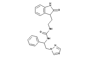 1-[2-(2-ketoindolin-3-yl)ethyl]-3-[1-phenyl-2-(1,2,4-triazol-1-yl)ethyl]urea