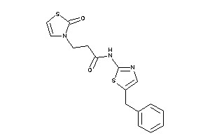 N-(5-benzylthiazol-2-yl)-3-(2-keto-4-thiazolin-3-yl)propionamide