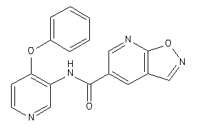 N-(4-phenoxy-3-pyridyl)isoxazolo[5,4-b]pyridine-5-carboxamide