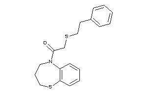 1-(3,4-dihydro-2H-1,5-benzothiazepin-5-yl)-2-(phenethylthio)ethanone