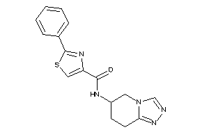 2-phenyl-N-(5,6,7,8-tetrahydro-[1,2,4]triazolo[4,3-a]pyridin-6-yl)thiazole-4-carboxamide