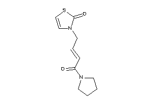 3-(4-keto-4-pyrrolidino-but-2-enyl)-4-thiazolin-2-one