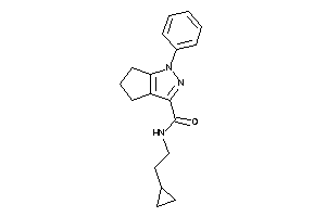 N-(2-cyclopropylethyl)-1-phenyl-5,6-dihydro-4H-cyclopenta[c]pyrazole-3-carboxamide