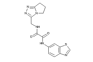 N'-(1,3-benzothiazol-6-yl)-N-(6,7-dihydro-5H-pyrrolo[2,1-c][1,2,4]triazol-3-ylmethyl)oxamide