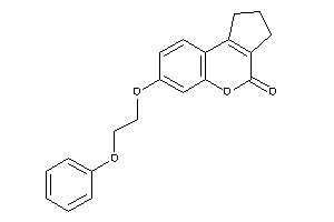 Image of 7-(2-phenoxyethoxy)-2,3-dihydro-1H-cyclopenta[c]chromen-4-one
