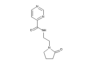 N-[2-(2-ketopyrrolidino)ethyl]pyrimidine-4-carboxamide