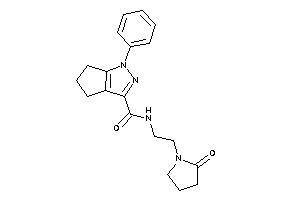 N-[2-(2-ketopyrrolidino)ethyl]-1-phenyl-5,6-dihydro-4H-cyclopenta[c]pyrazole-3-carboxamide