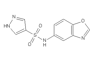 N-(1,3-benzoxazol-5-yl)-1H-pyrazole-4-sulfonamide