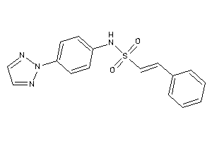 2-phenyl-N-[4-(triazol-2-yl)phenyl]ethenesulfonamide