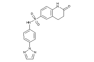 2-keto-N-[4-(triazol-2-yl)phenyl]-3,4-dihydro-1H-quinoline-6-sulfonamide