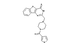 2-[[4-(3-thenoyl)piperazino]methyl]-3H-benzofuro[3,2-d]pyrimidin-4-one