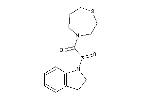 1-indolin-1-yl-2-(1,4-thiazepan-4-yl)ethane-1,2-dione