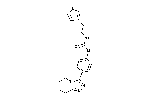 1-[4-(5,6,7,8-tetrahydro-[1,2,4]triazolo[4,3-a]pyridin-3-yl)phenyl]-3-[2-(3-thienyl)ethyl]urea