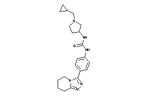 1-[1-(cyclopropylmethyl)pyrrolidin-3-yl]-3-[4-(5,6,7,8-tetrahydro-[1,2,4]triazolo[4,3-a]pyridin-3-yl)phenyl]urea