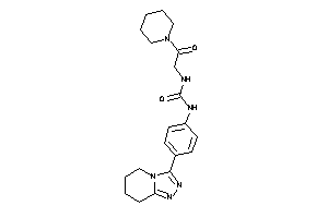 1-(2-keto-2-piperidino-ethyl)-3-[4-(5,6,7,8-tetrahydro-[1,2,4]triazolo[4,3-a]pyridin-3-yl)phenyl]urea